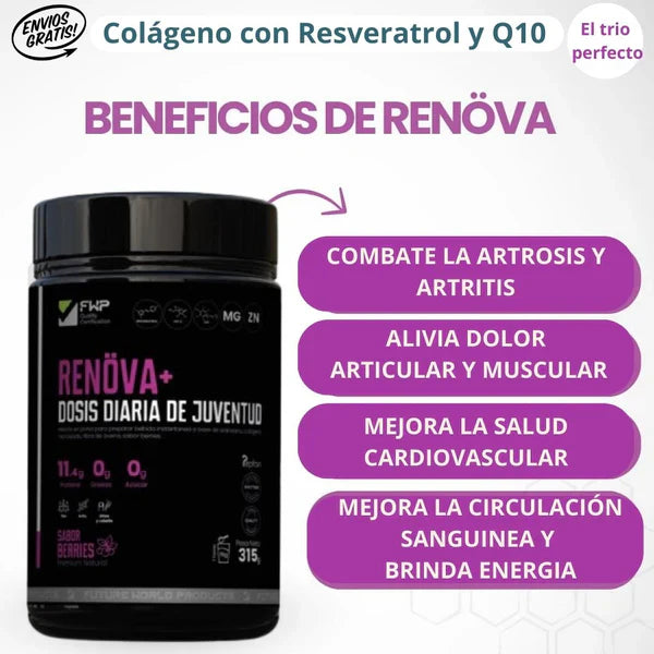 COLAGENO RENOVA+ I TU DOSIS DIARIA DE JUVENTUD